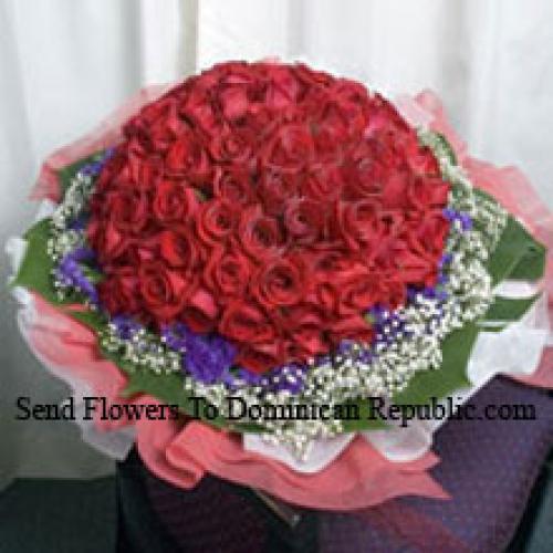 100 Exquisite Red Roses