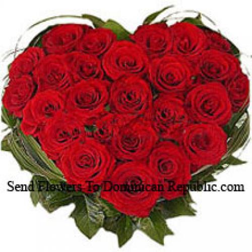 40 Roses Rouges Panier